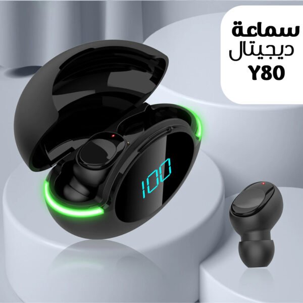 ⁦سماعة لاسلكية Y80⁩ - الصورة ⁦3⁩