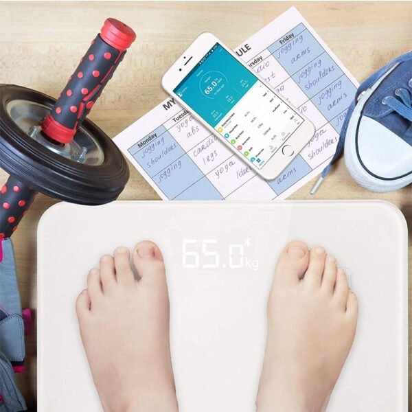 ⁦ميزان ديجيتال للجسم بتطبيق ضمان 6 شهور⁩ - الصورة ⁦3⁩