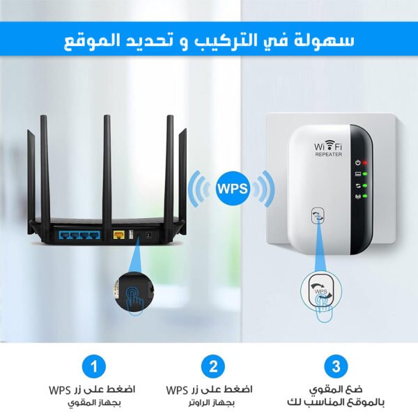 ⁦مقوي واي فاي لا سلكي⁩ - الصورة ⁦2⁩