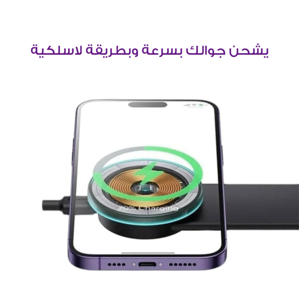 ⁦شاحن ومسند هاتف لاسلكي متين من Denex⁩ - الصورة ⁦5⁩