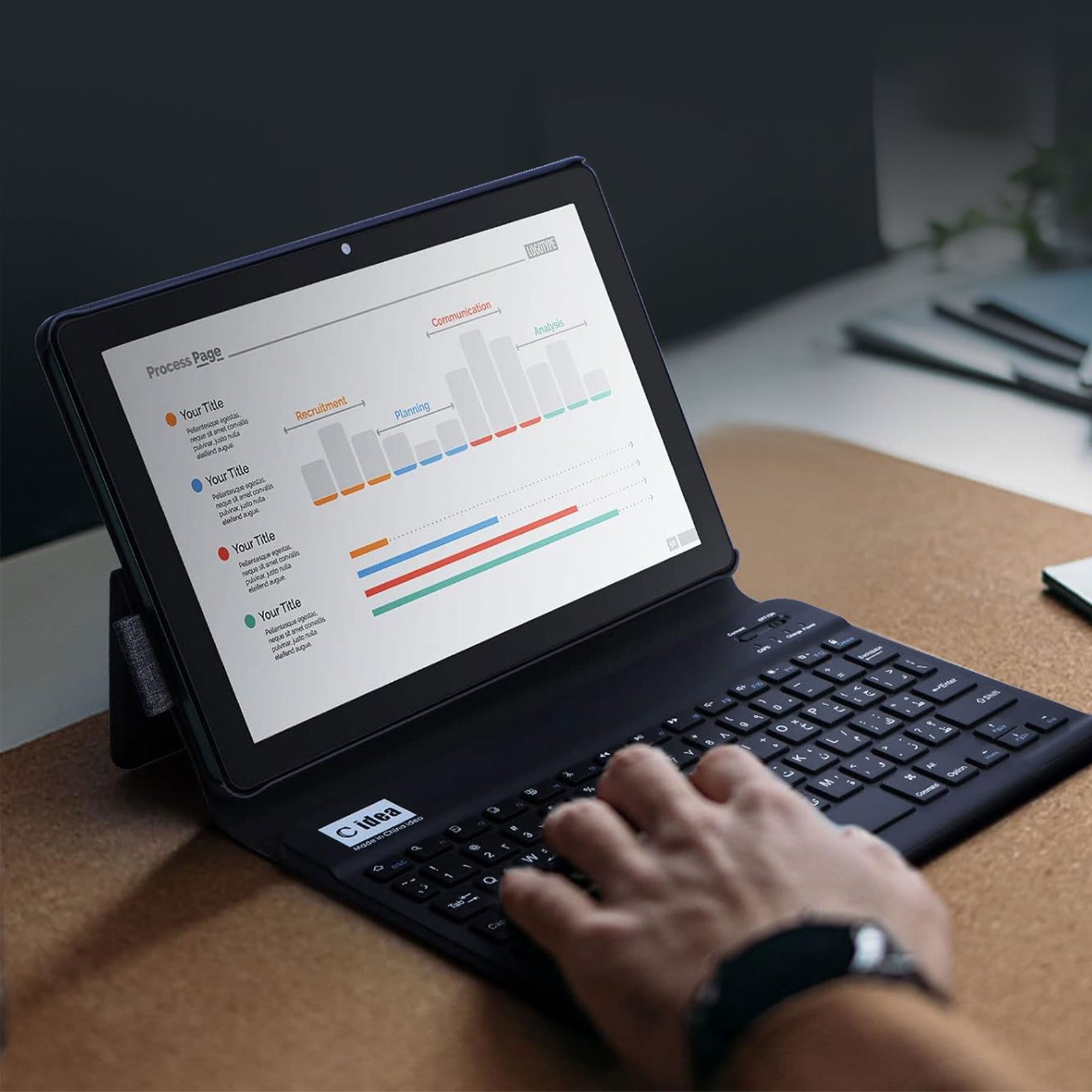 تابلت شبيه الايفون + كيبورد بلوتوث - الصورة 3