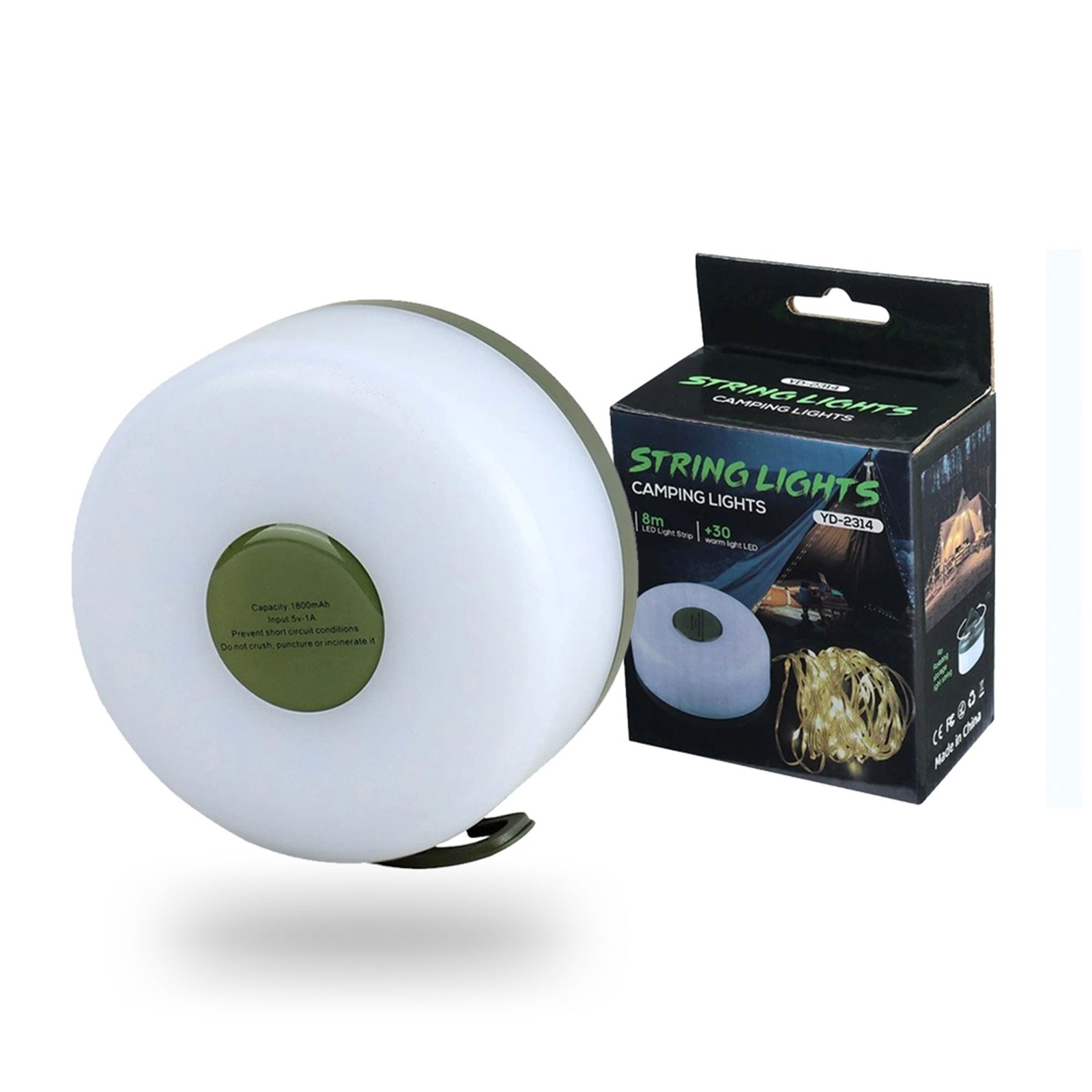 اضاءة التخييم قابلة للشحن ومضادة للماء - الصورة 3