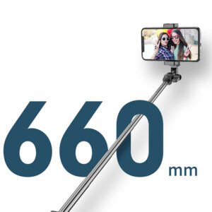 حامل جوا ل بإضاءة خلفية و ريموت للتصوير عن بعد